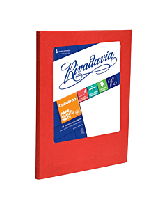Cuaderno Rivadavia N°3 Cuadriculado Rojo Araña x 48 Hs.